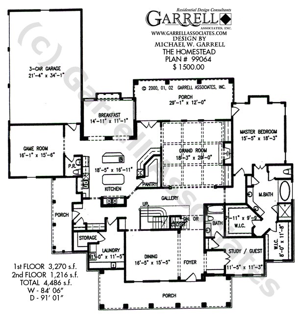 Homestead Home Plans Homestead House Plan House Plans by Garrell associates Inc