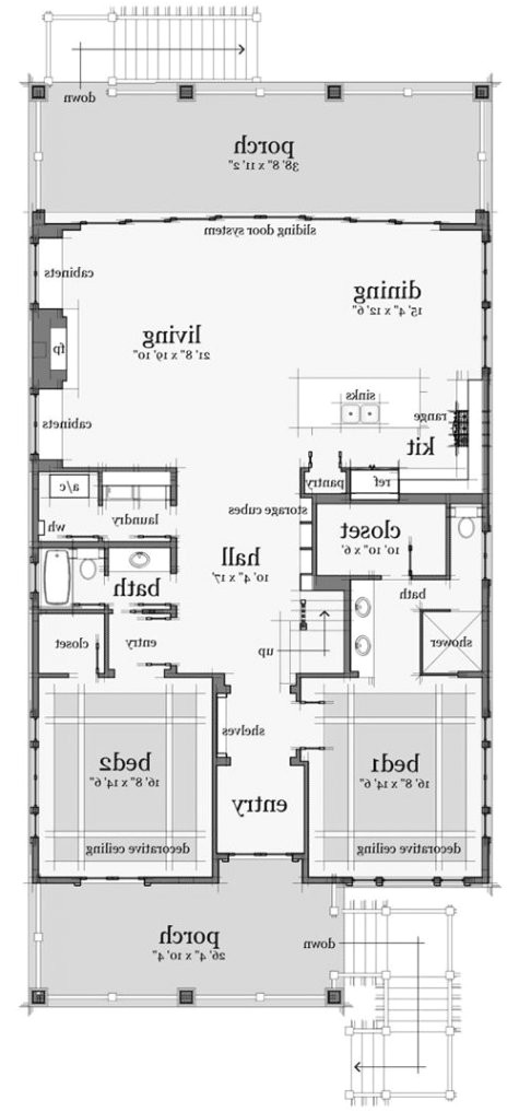 House Plans for Water Views Beach Cabin House Plans 4 Plan 44091td Designed for