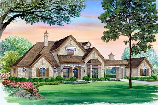 House Plans with Portico Garage English Country Style House Plans 5518 Square Foot Home