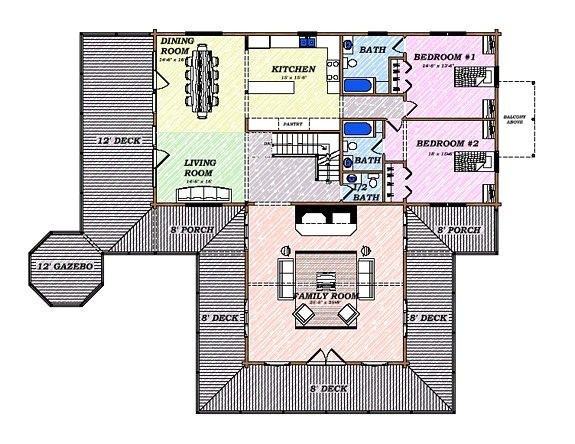 Katahdin Log Home Floor Plan 05999 Katahdin Cedar Log Homes Floor Plans Katahdin Log Home Floor Plan 05999 Katahdin Cedar Log Homes Floor Plans