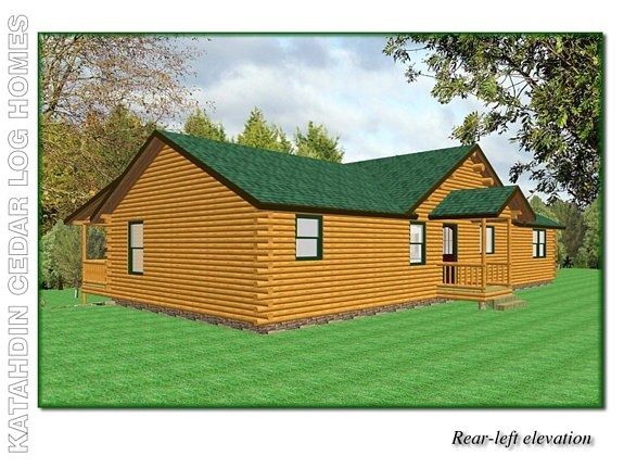 Katahdin Log Home Floor Plan Katahdin A Katahdin Cedar Log Homes Floor Plans