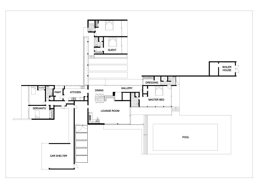 Kaufmann Desert House Plan Richard Neutra Kaufmann House Plans Kaufmann Desert House Plan Richard Neutra Kaufmann House Plans