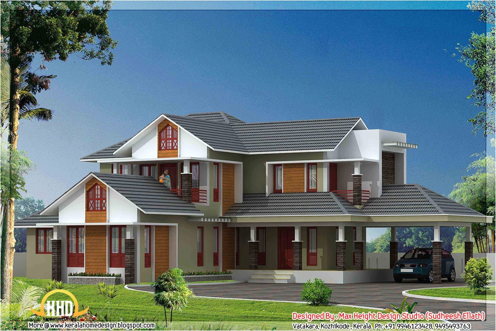 Kerala Model Home Plans with Photos 5 Kerala Style House 3d Models Kerala Home Design and Kerala Model Home Plans with Photos 5 Kerala Style House 3d Models Kerala Home Design and