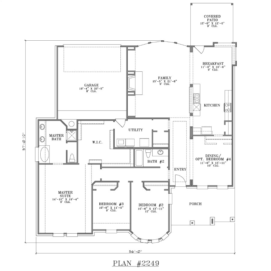 Large One Story Home Plan One Story House Plans with Large Kitchens Rugdots Com Large One Story Home Plan One Story House Plans with Large Kitchens Rugdots Com