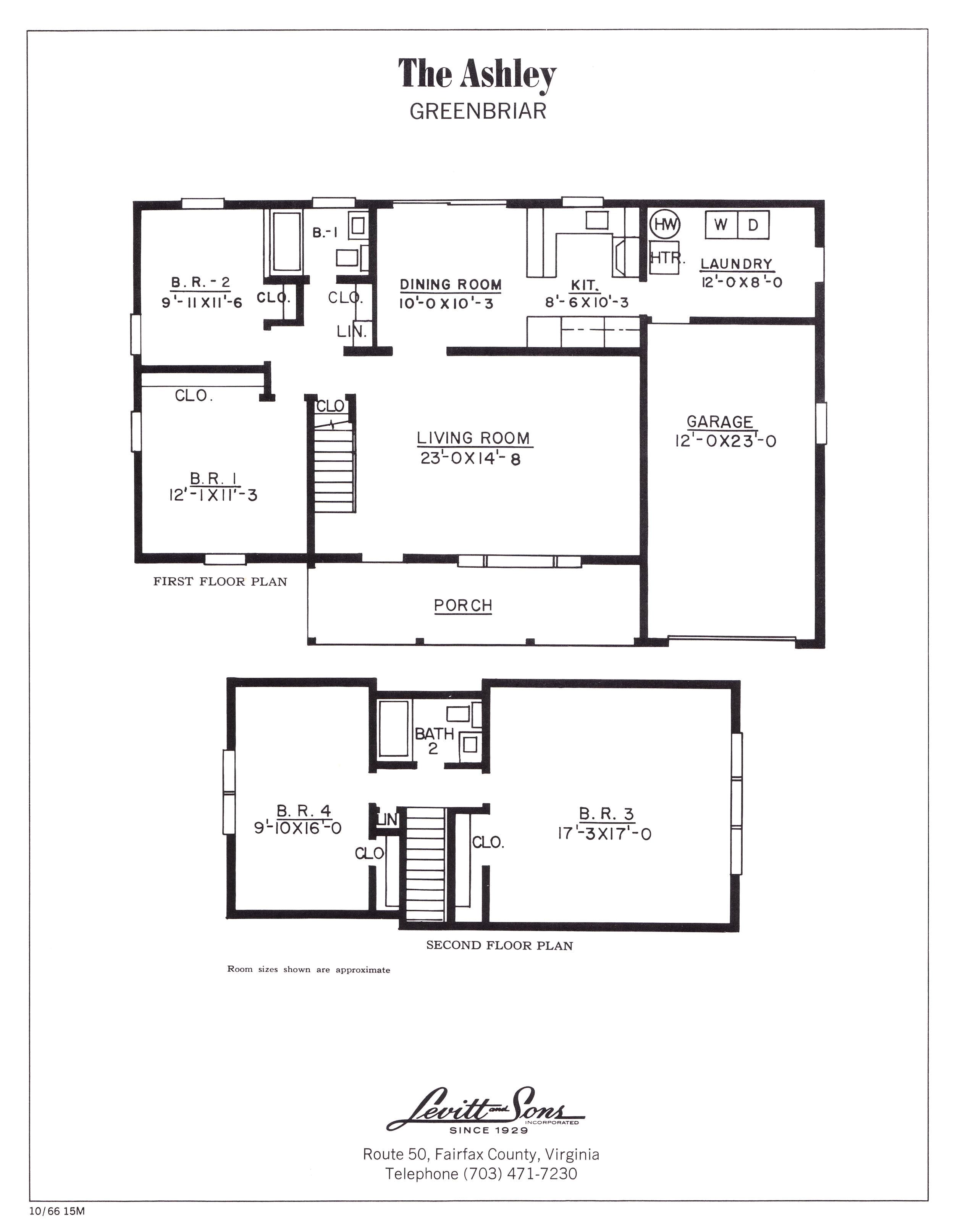 Levitt Homes Floor Plan Levitt House Plans Home Design and Style