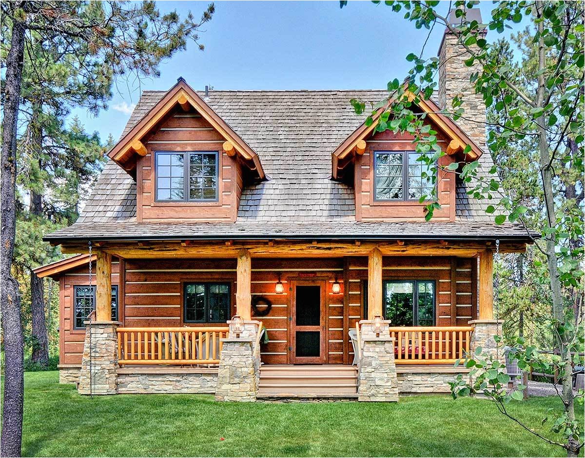 Log Cabin House Plans with Photos Log Home Plans Architectural Designs
