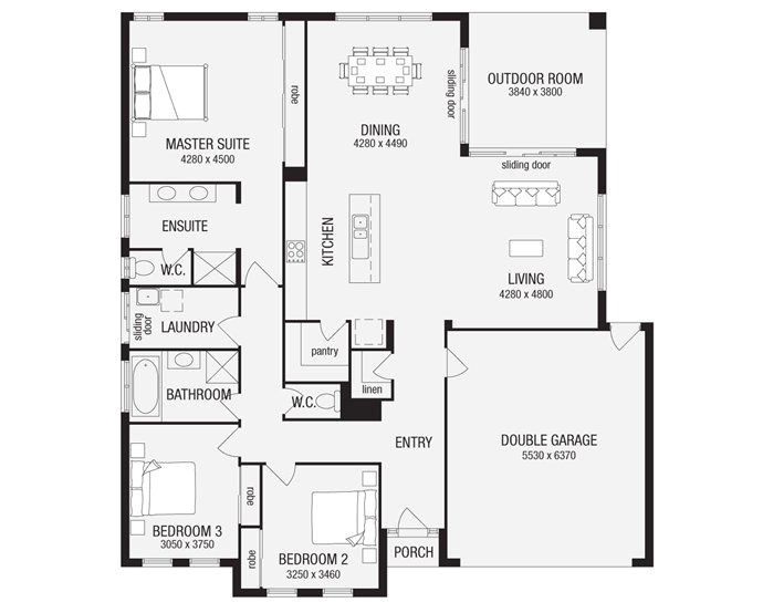 Metricon Homes Floor Plans Grandview 24 New Home Floor Plans Interactive House