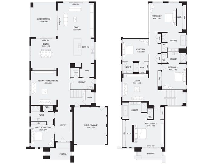 Metricon Homes Floor Plans Monarch 58 New Home Floor Plans Interactive House Plans