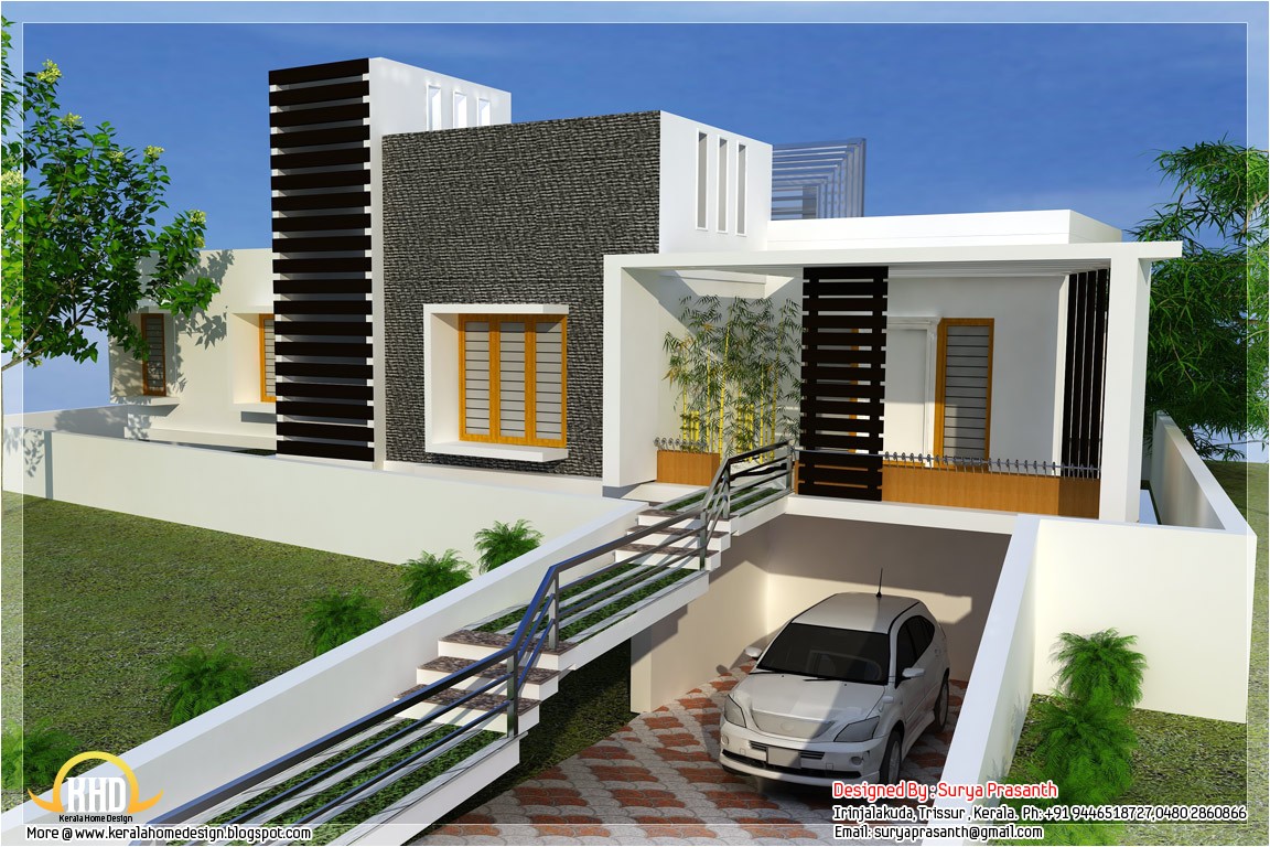 Modern Home Design Plans New Contemporary Mix Modern Home Designs Kerala Home