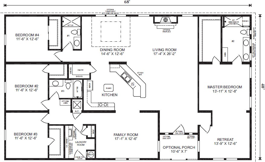 Modular Home Floor Plans Florida Modular Homes Citrus Homes Meadowood Homes Of Florida