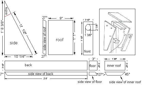 Mountain Bluebird House Plans Bluebird Nest Box Plans Mountain Bluebird House Plans Bluebird Nest Box Plans