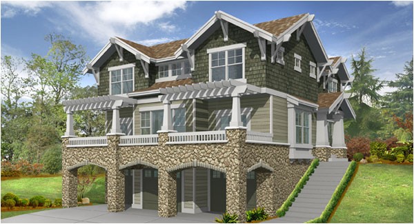 Narrow House Plans with Garage Underneath touchstone 3214 3 Bedrooms and 2 Baths the House Designers Narrow House Plans with Garage Underneath touchstone 3214 3 Bedrooms and 2 Baths the House Designers