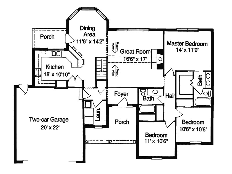 One Level Home Plans Charmaine One Level Home Plan 065d 0010 House Plans and More One Level Home Plans Charmaine One Level Home Plan 065d 0010 House Plans and More