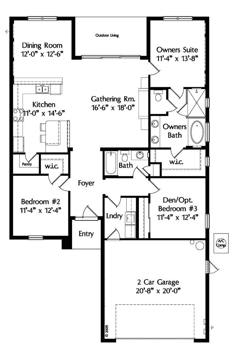 One Level Home Plans House Plan 64638 at Familyhomeplans Com One Level Home Plans House Plan 64638 at Familyhomeplans Com