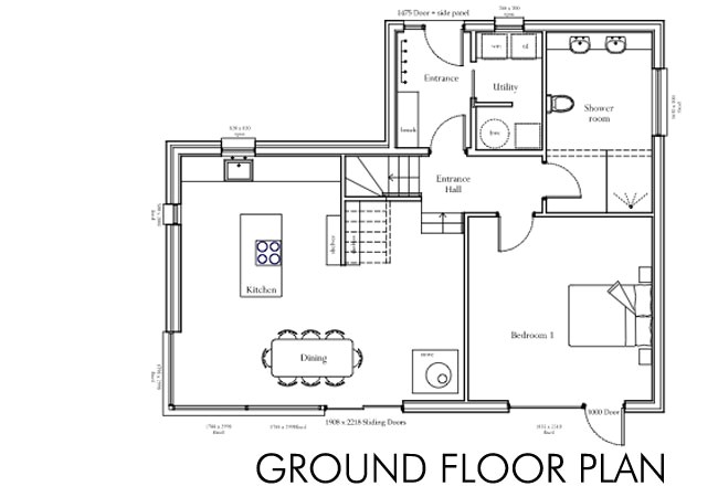 Plans to Build A Home House Plans Ground Floor House Our Self Build Story