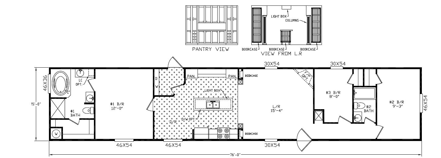 River Birch Mobile Home Floor Plans Model 1808 Don 39 S Mobile Homes River Birch Mobile Home Floor Plans Model 1808 Don 39 S Mobile Homes