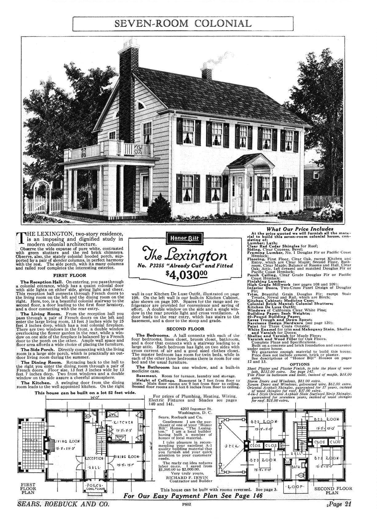Sears Homes Floor Plans Sears Lexingtons for Sale Sears Homes Floor Plans Sears Lexingtons for Sale