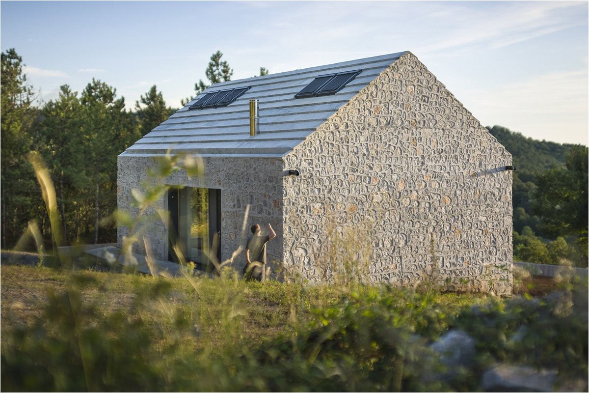 Small Concrete Home Plans A Compact Stone and Concrete Cottage In Slovenia Dekleva Small Concrete Home Plans A Compact Stone and Concrete Cottage In Slovenia Dekleva
