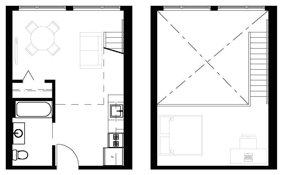 Small Home Floor Plans with Loft Plan A Small Loft the Lofts at Seven Small Home Floor Plans with Loft Plan A Small Loft the Lofts at Seven