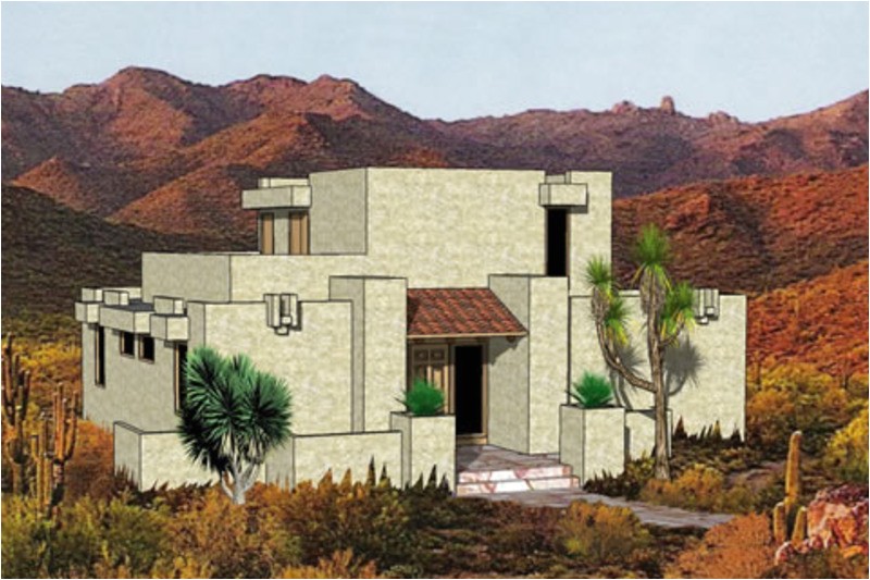 Southwestern Home Plans Adobe southwestern Style House Plan 3 Beds 2 00 Baths