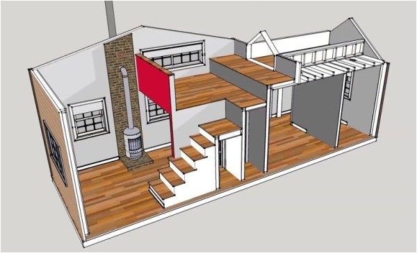 Tiny House Plans Under 300 Sq Ft 300 Sq Ft 10 39 X 30 39 Tiny House Design