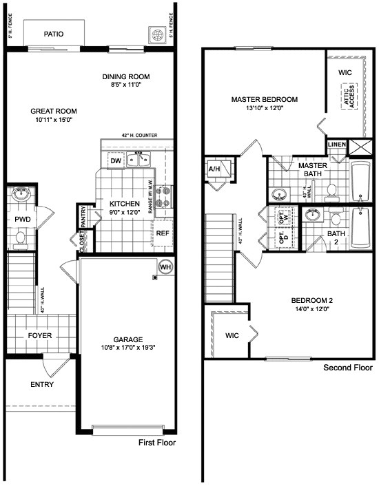 Town Home Floor Plans Two Story townhome Designs Joy Studio Design Gallery Town Home Floor Plans Two Story townhome Designs Joy Studio Design Gallery