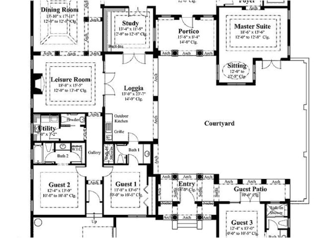 U Shaped Home Plans with Courtyard U Shaped House Plans with Courtyard House Plans On U U Shaped Home Plans with Courtyard U Shaped House Plans with Courtyard House Plans On U