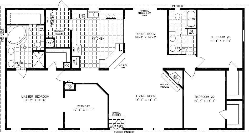 1999 Mobile Home Floor Plans 1999 Redman Mobile Home Floor Plans 1999 Redman Mobile