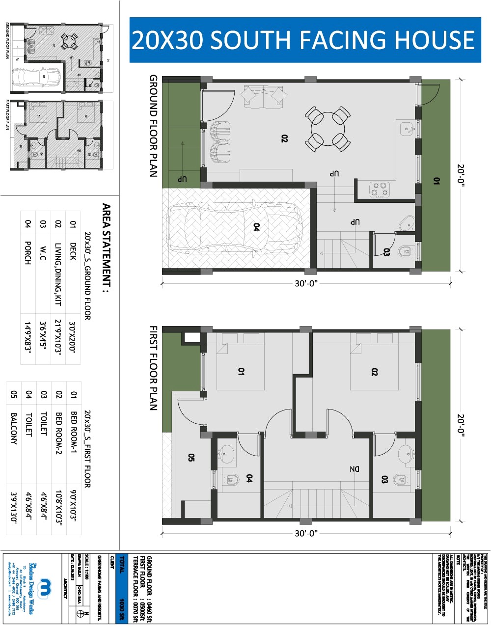 20×40 House Plans West Facing 20 X 40 Indian House Plans