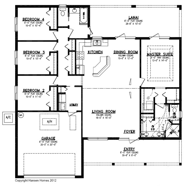 4 Bedroom 2 Bath 2 Car Garage House Plans the Huntington with Porch Home Plan 4 Bedroom 2 Bath 2