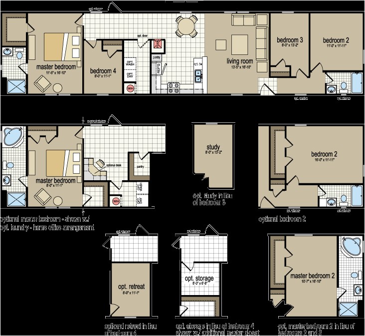 4 Bedroom Single Wide Mobile Home Floor Plans 4 Bedroom 2 Bath Single Wide Mobile Home Floor Plans