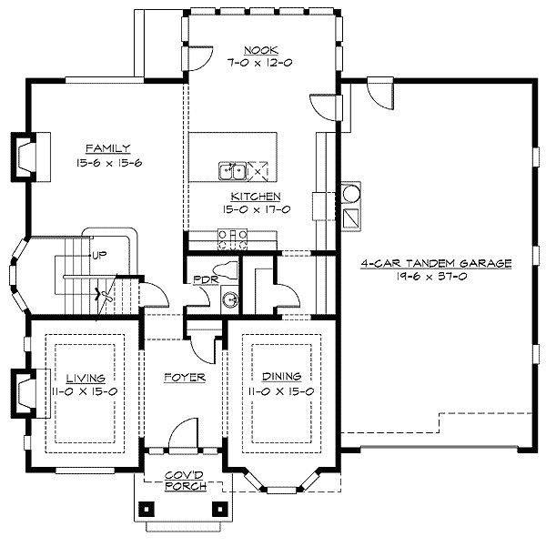 4 Car Tandem Garage House Plans 4 Car Tandem Garage 2369jd 2nd Floor Master Suite