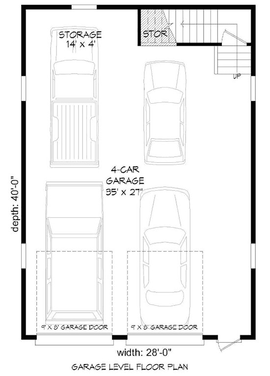 4 Car Tandem Garage House Plans 4 Car Tandem Garage with Man Cave Above 68466vr Cad 4 Car Tandem Garage House Plans 4 Car Tandem Garage with Man Cave Above 68466vr Cad