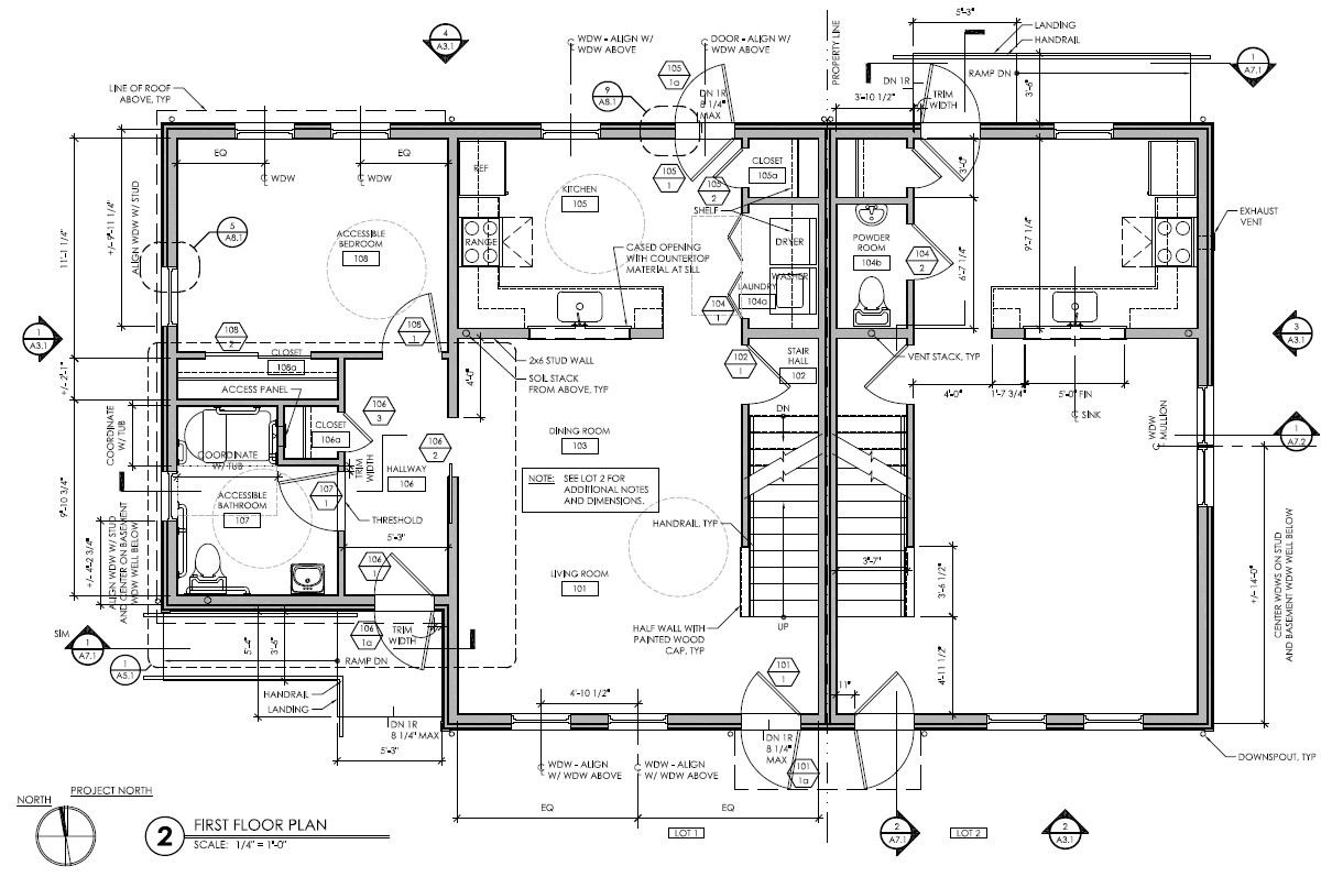 Ada Home Floor Plans Accessibility and Visitability 2 New Homes On Wilt Street Ada Home Floor Plans Accessibility and Visitability 2 New Homes On Wilt Street