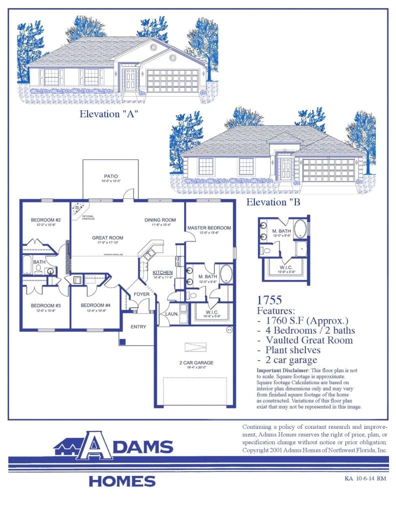 Adams Home Floor Plans Featured Home the Adams Homes 1755 Adams Homes