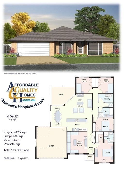 Affordable Quality Homes House Plans Affordable Quality Homes Wesley 216sqm Combine Bed 3 Affordable Quality Homes House Plans Affordable Quality Homes Wesley 216sqm Combine Bed 3