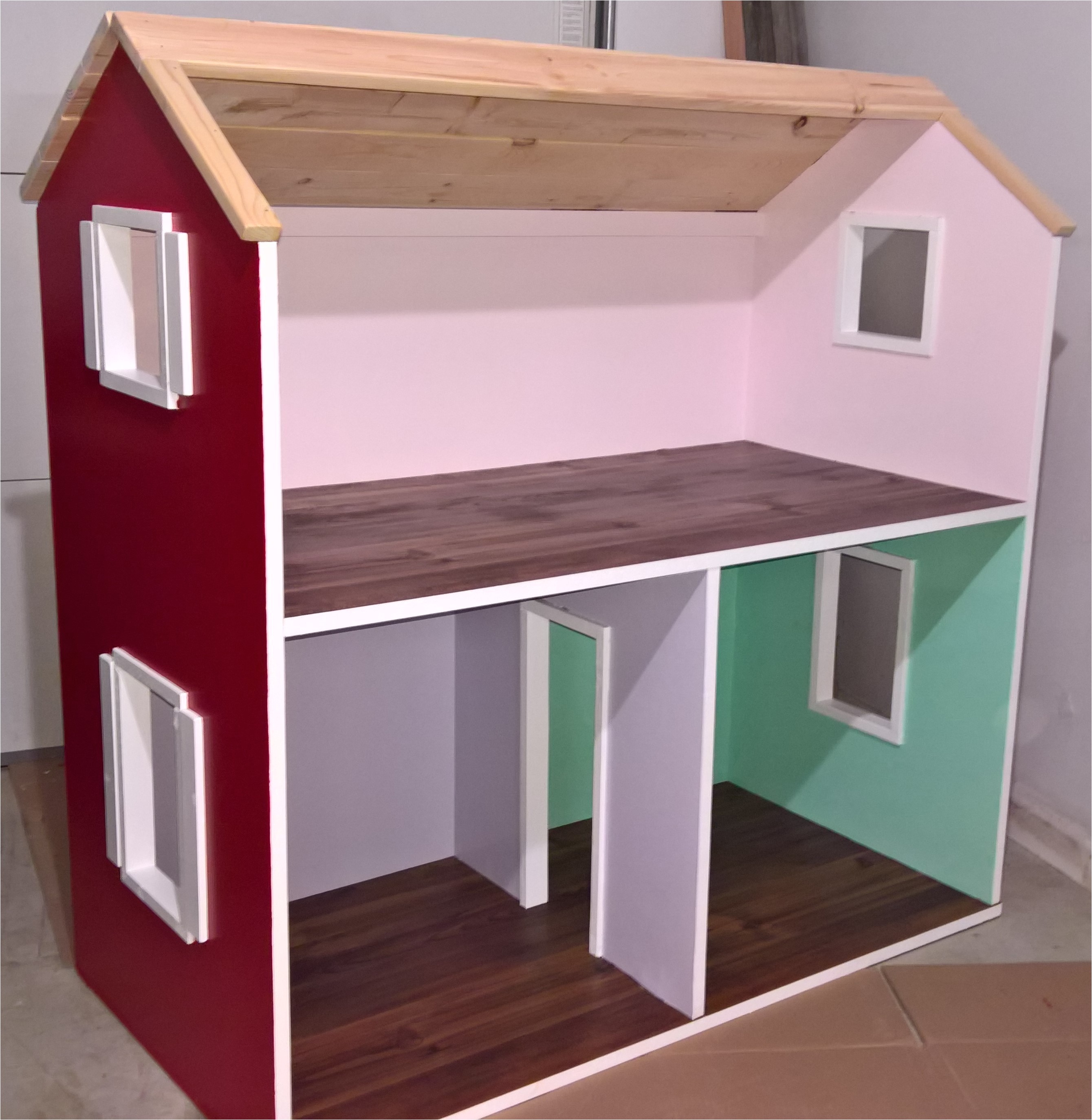 American Girl Doll House Plans Ana White 2 Story American Girl Dollhouse Diy Projects
