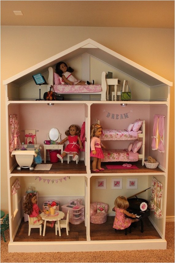 American Girl Doll House Plans Doll House Plans for American Girl or 18 Inch Dolls 5 Room