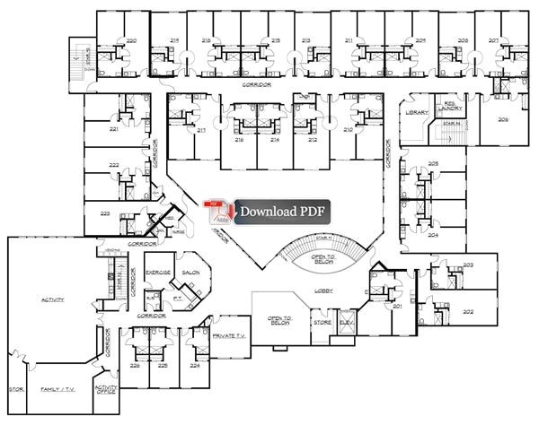 Assisted Living House Plans Gallery for Gt assisted Living Facilities Floor Plans One Assisted Living House Plans Gallery for Gt assisted Living Facilities Floor Plans One