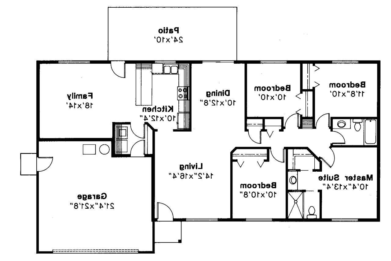 Basement Floor Plans for Ranch Style Homes 4 Bedroom Ranch House Plans with Basement 2018 House