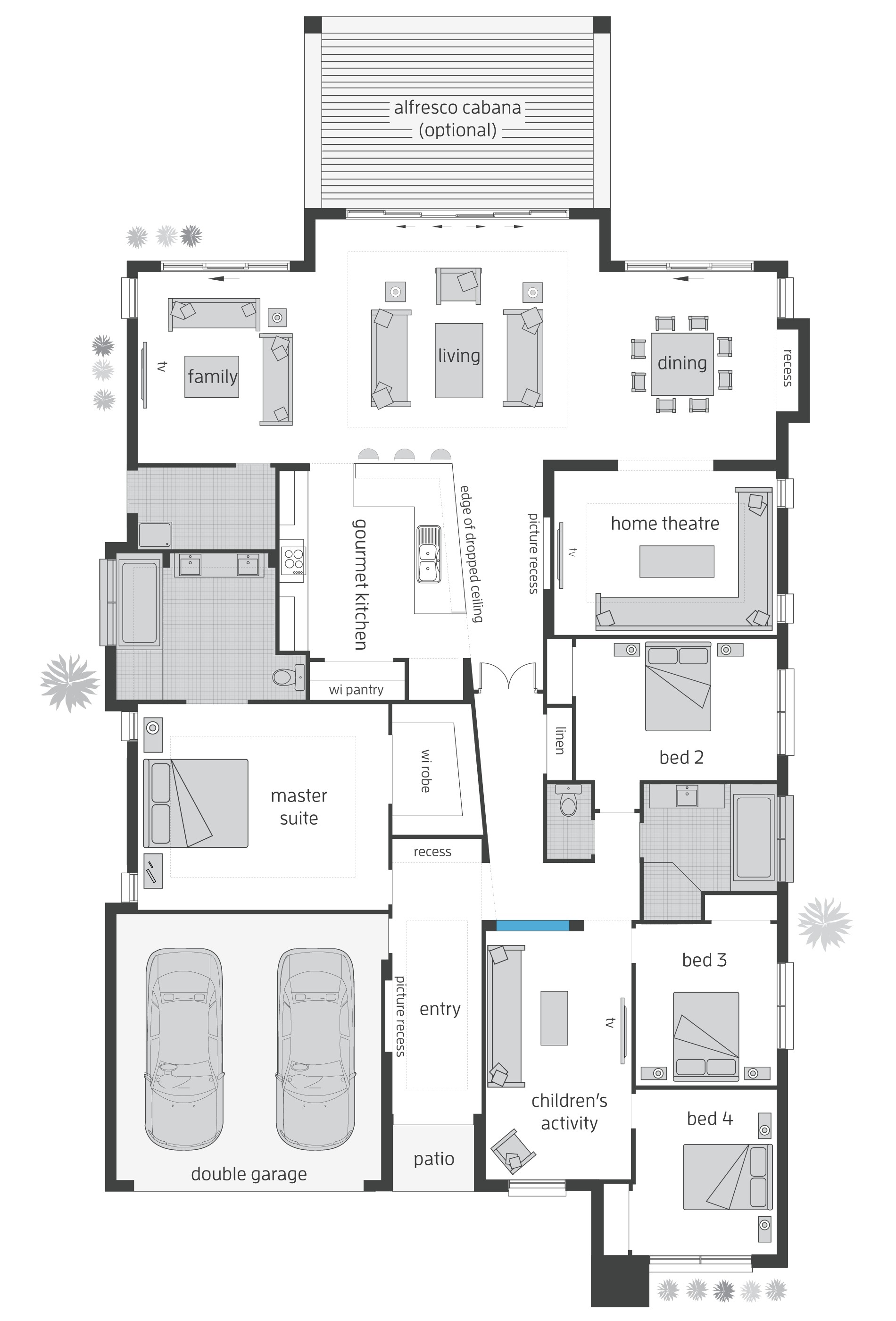 Beach Homes Floor Plans Beach House Floorplans Mcdonald Jones Homes