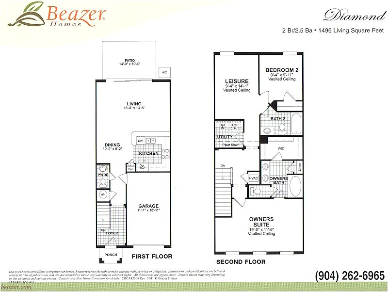 Beazer Homes Floor Plans Beazer House Plans Over 5000 House Plans