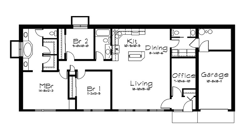 Berm Home Plans Grandale Berm Home Plan 057d 0016 House Plans and More