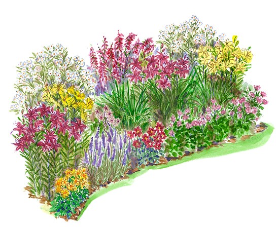 Better Homes and Gardens Flower Garden Plans Heat Loving Garden Plan Better Homes Gardens Better Homes and Gardens Flower Garden Plans Heat Loving Garden Plan Better Homes Gardens
