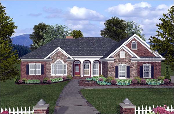 Brick Ranch House Plans Basement House Plan 74810 at Familyhomeplans Com Brick Ranch House Plans Basement House Plan 74810 at Familyhomeplans Com