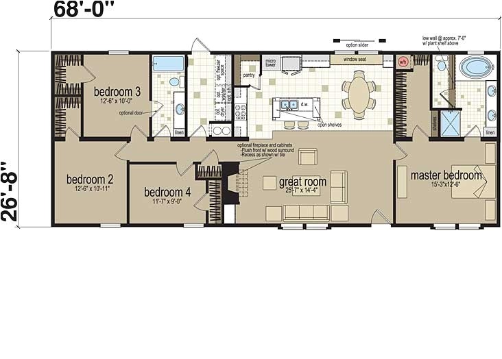 Cardinal Homes Floor Plans Modular Home Cardinal Modular Homes Floor Plans