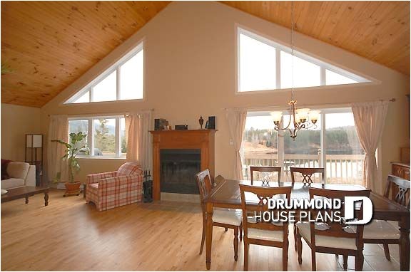 Cathedral Ceiling Home Plans Ceilings Vaulted or Cathedral Drummond House Plans Blog