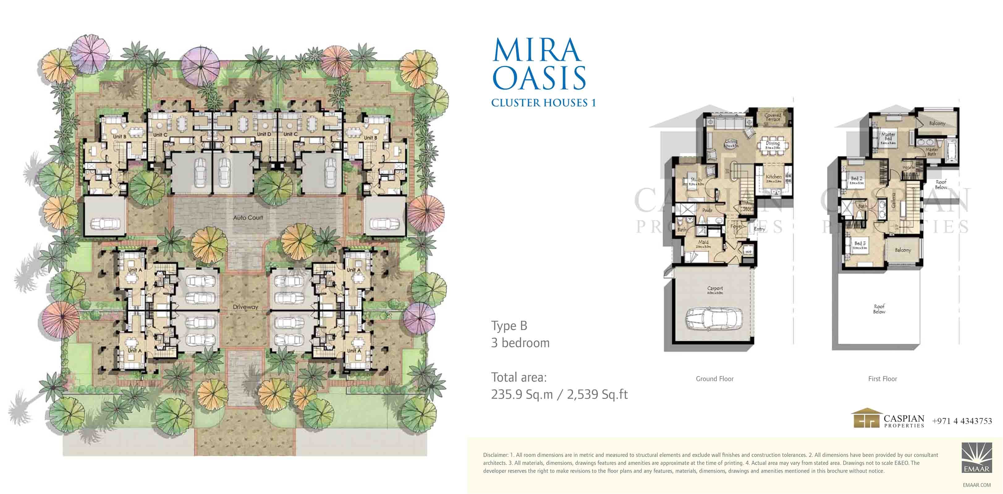 Cluster Home Plans Reem Mira Oasis Floor Plans Cluster Home Plans Reem Mira Oasis Floor Plans