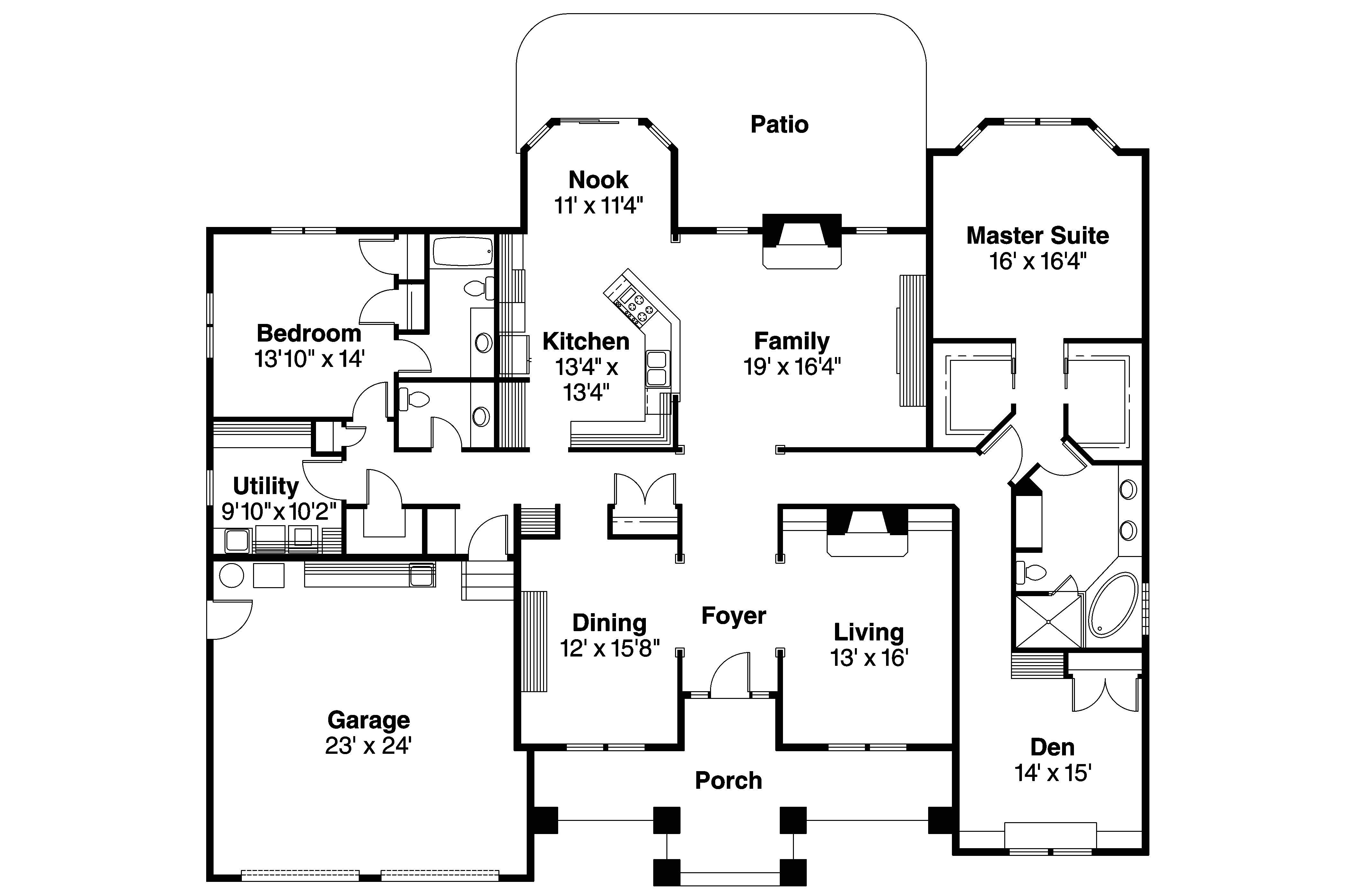 Contemporary Floor Plans Homes Contemporary House Plans Stansbury 30 500 associated