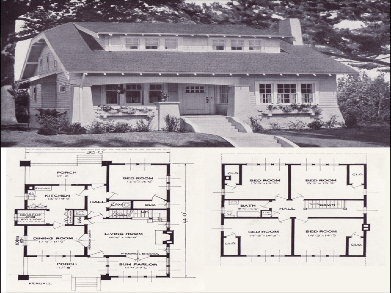 Craftsman Bungalow House Plans 1930s 1930s Craftsman Bungalow House Plans House Design Plans